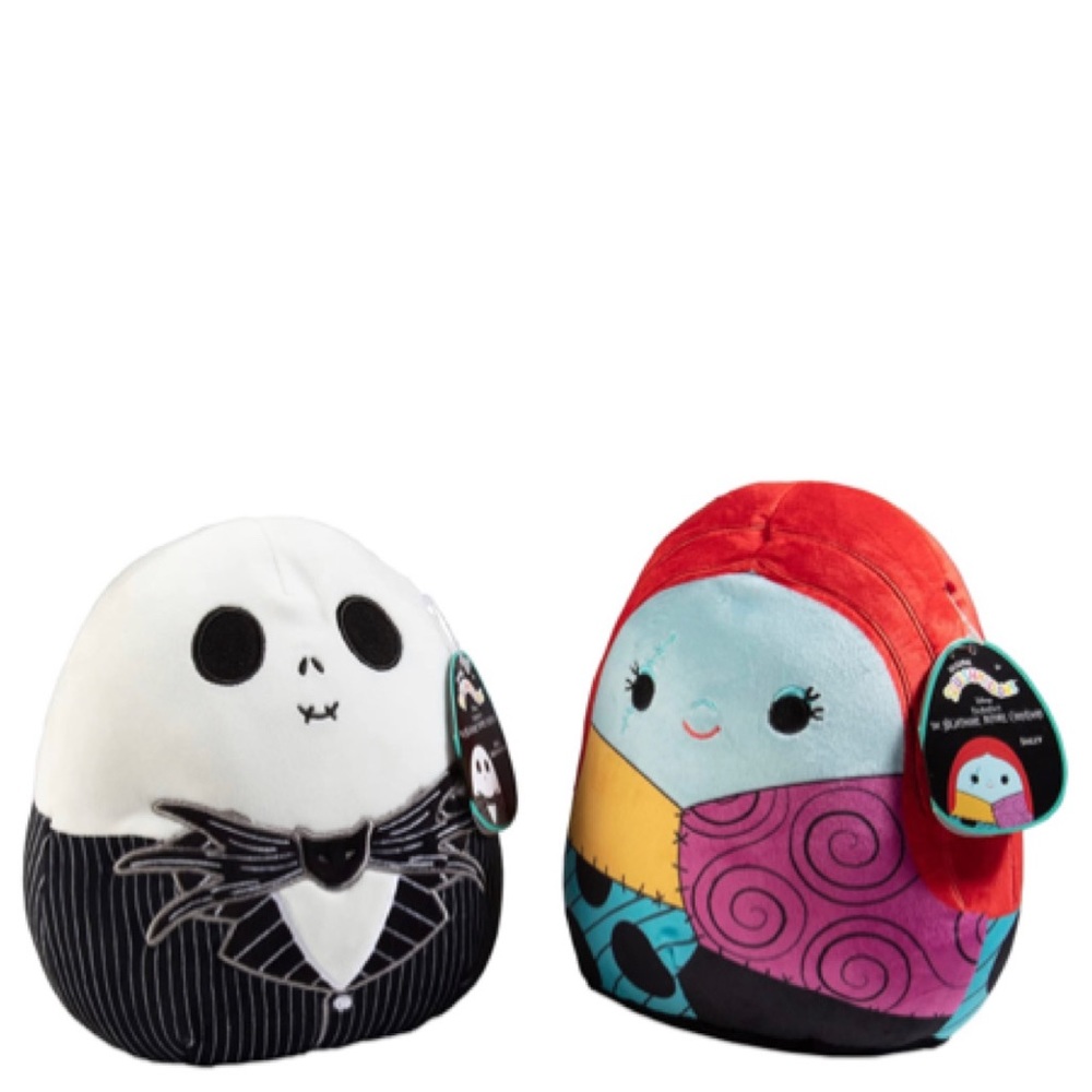 NEW Jack & Sally The Nighmare Before Christmas Squishmallows 8โ in Plush Toys - Picture 2 of 3